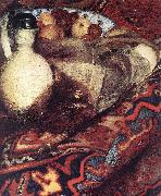 VERMEER VAN DELFT, Jan A Woman Asleep at Table (detail) ert China oil painting reproduction
